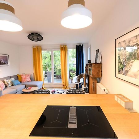 L'Olympique: Appartement Cosy, Vue Canal Grande Terrasse Et Parking Vaires-sur-Marne Kültér fotó